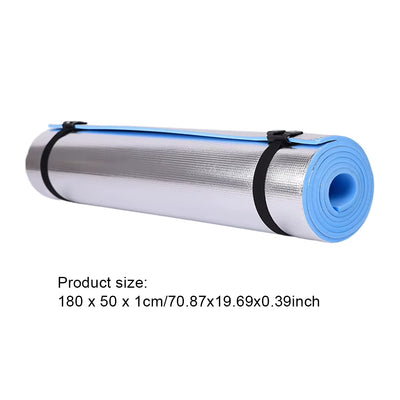 Yoga Mat Anti-Skid Sports Fitness EVA 1/0.6CM Thick Fitness Yoga Mat for Exercise Yoga and Pilates Gymnastics Mat with Bandage