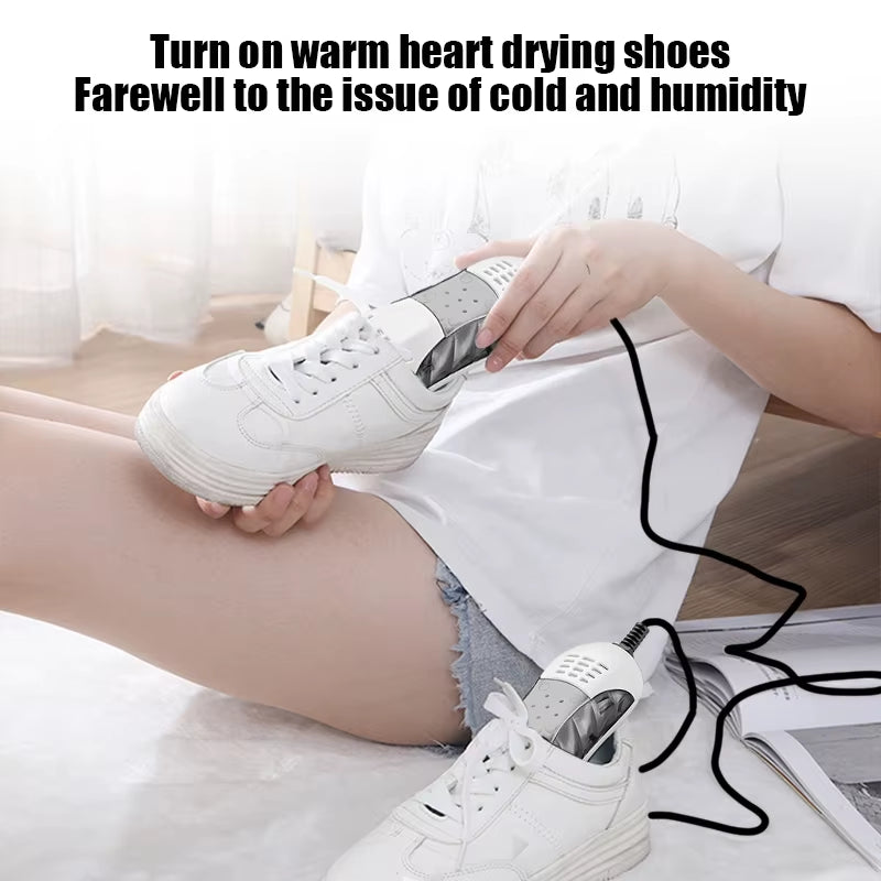 Electric Shoe Dryer Boot Warmer Shoe Footwear Boot Dryer Eliminate Odor Fast Drying Boot Deodorizer Home UV Shoes Drying Device