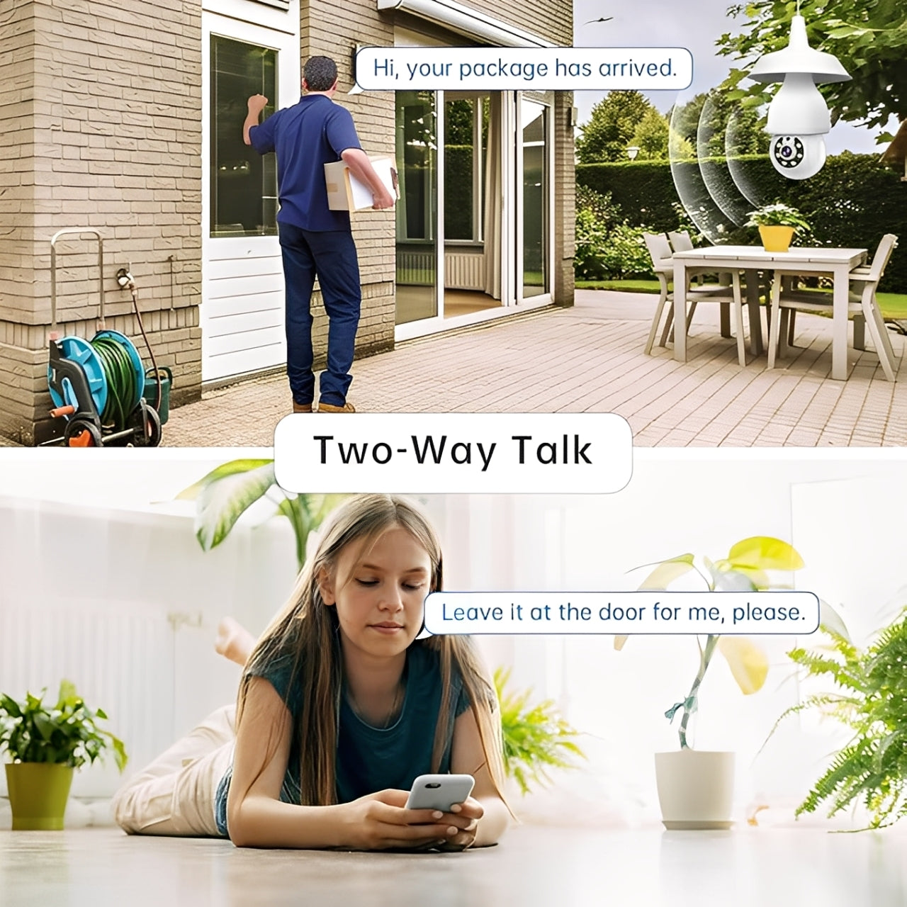 8MP Smart Bulb Camera