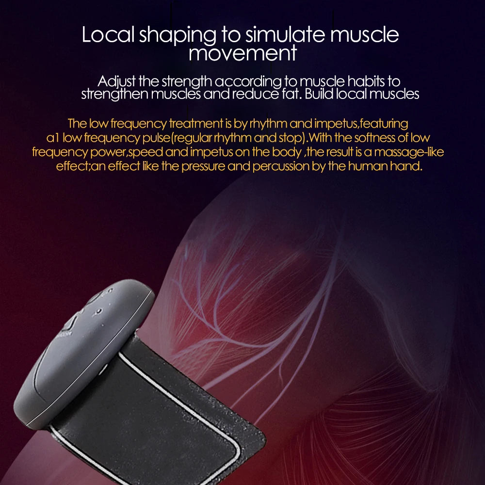 Electric Muscle Stimulator EMS Wireless Buttocks Hip Trainer Abdominal ABS Stimulator Fitness Body Slimming Massager