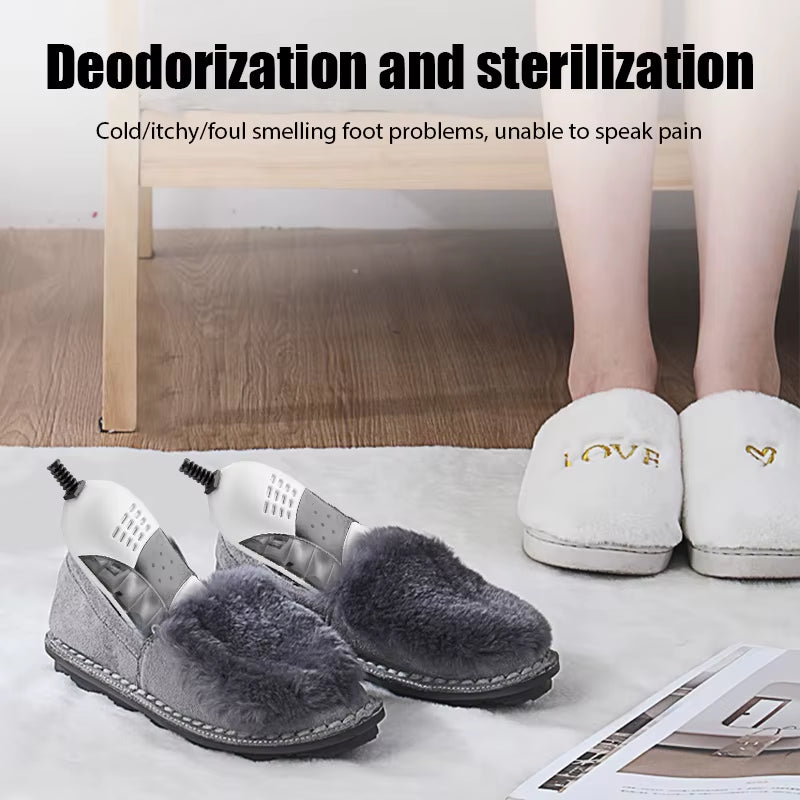 Electric Shoe Dryer Boot Warmer Shoe Footwear Boot Dryer Eliminate Odor Fast Drying Boot Deodorizer Home UV Shoes Drying Device