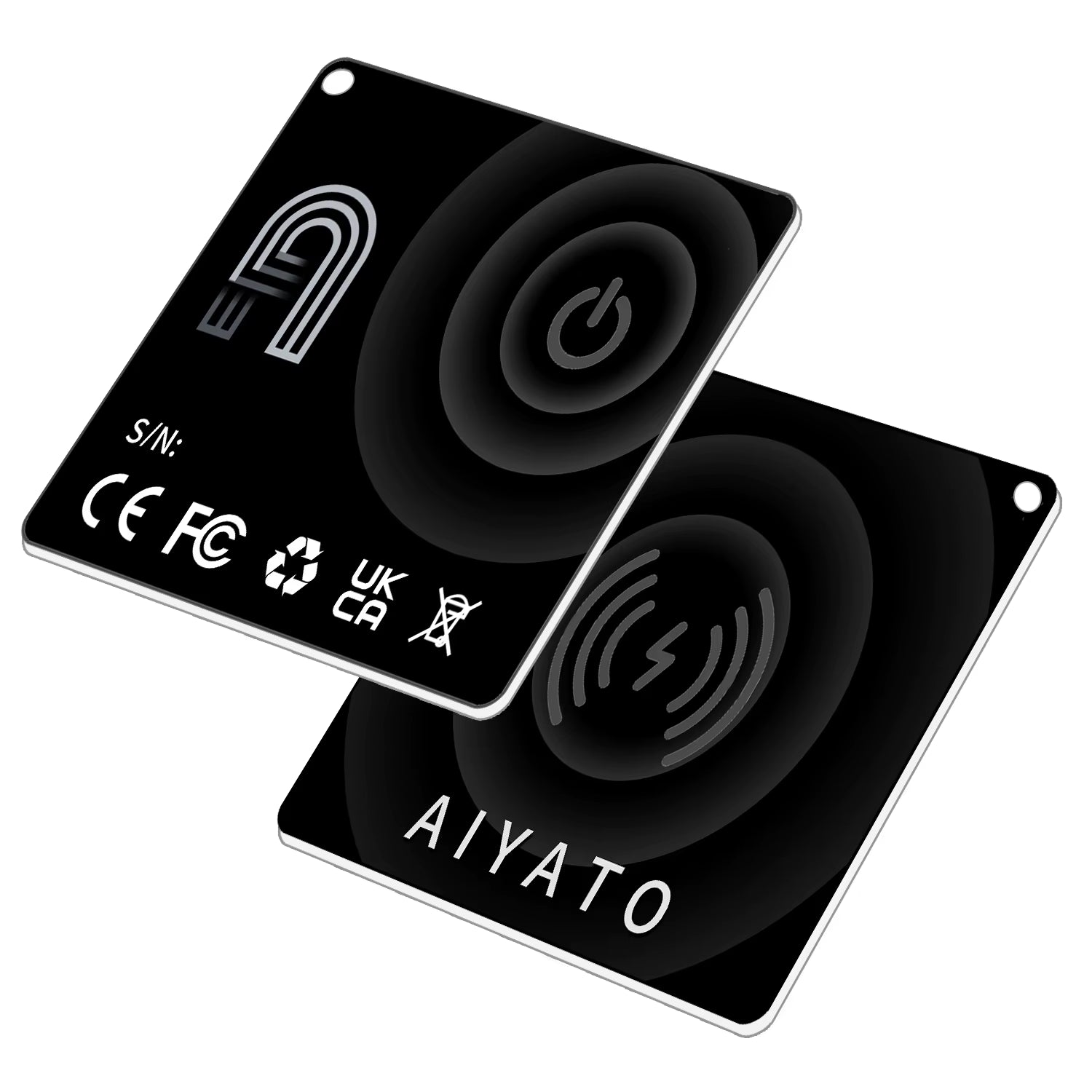 New Bluetooth Wallet Tracker Card Ultra Thin Wireless Charging Works with Apple Find My (Ios Only) IP68 Waterproof Item Tracker